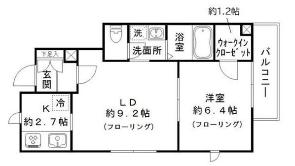 糀谷駅 徒歩15分 2階の物件間取画像